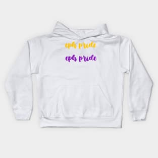 eph pride duo print Kids Hoodie